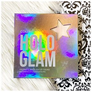 NWT Colorco : discontinued ‘Hologlam’ prismatic highlighter squad makeup palette